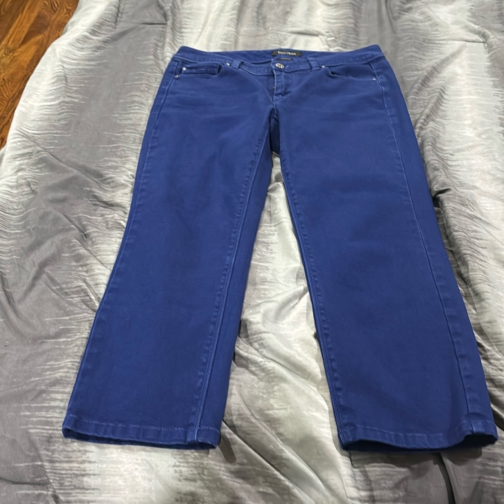 White house black market cropped jeans
